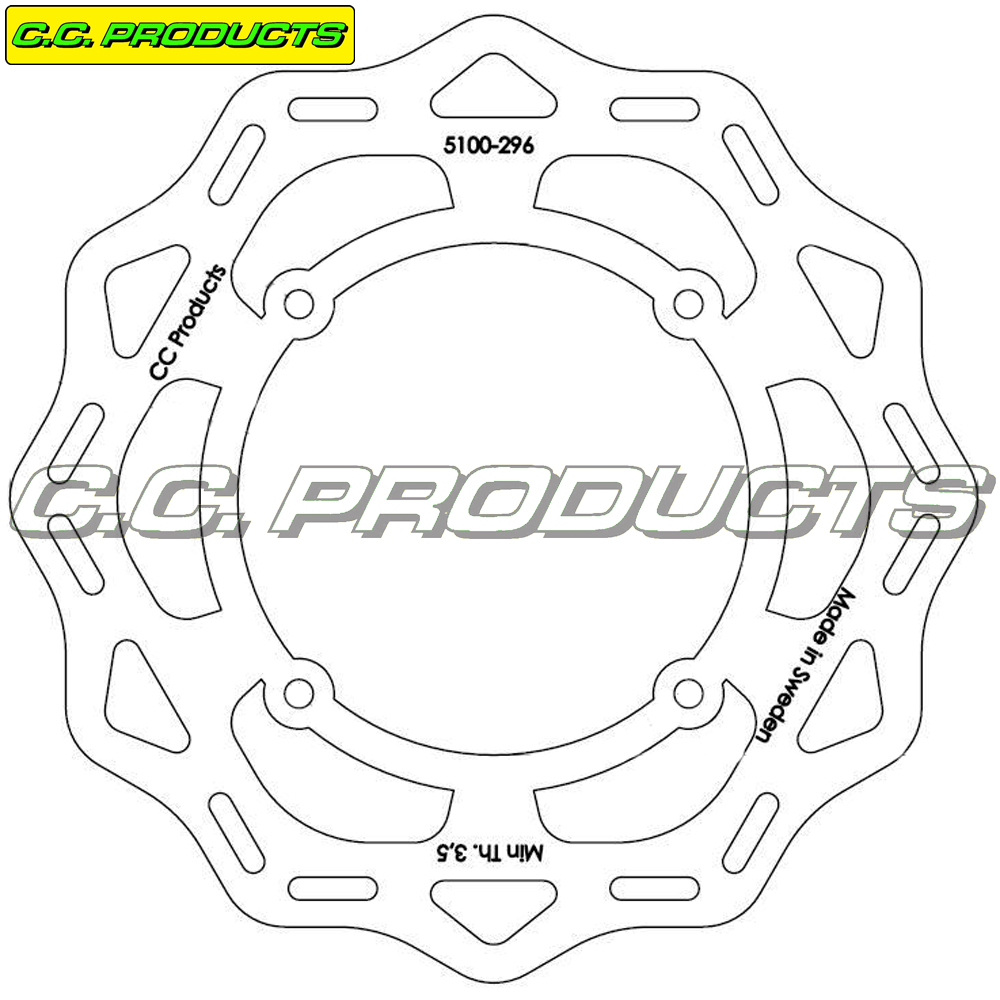 Brake Disc Rear GASGAS MC 85  220 mm - SPECIAL