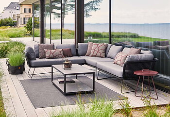 Horizon Lounge Hörnsoffa - Cane-Line