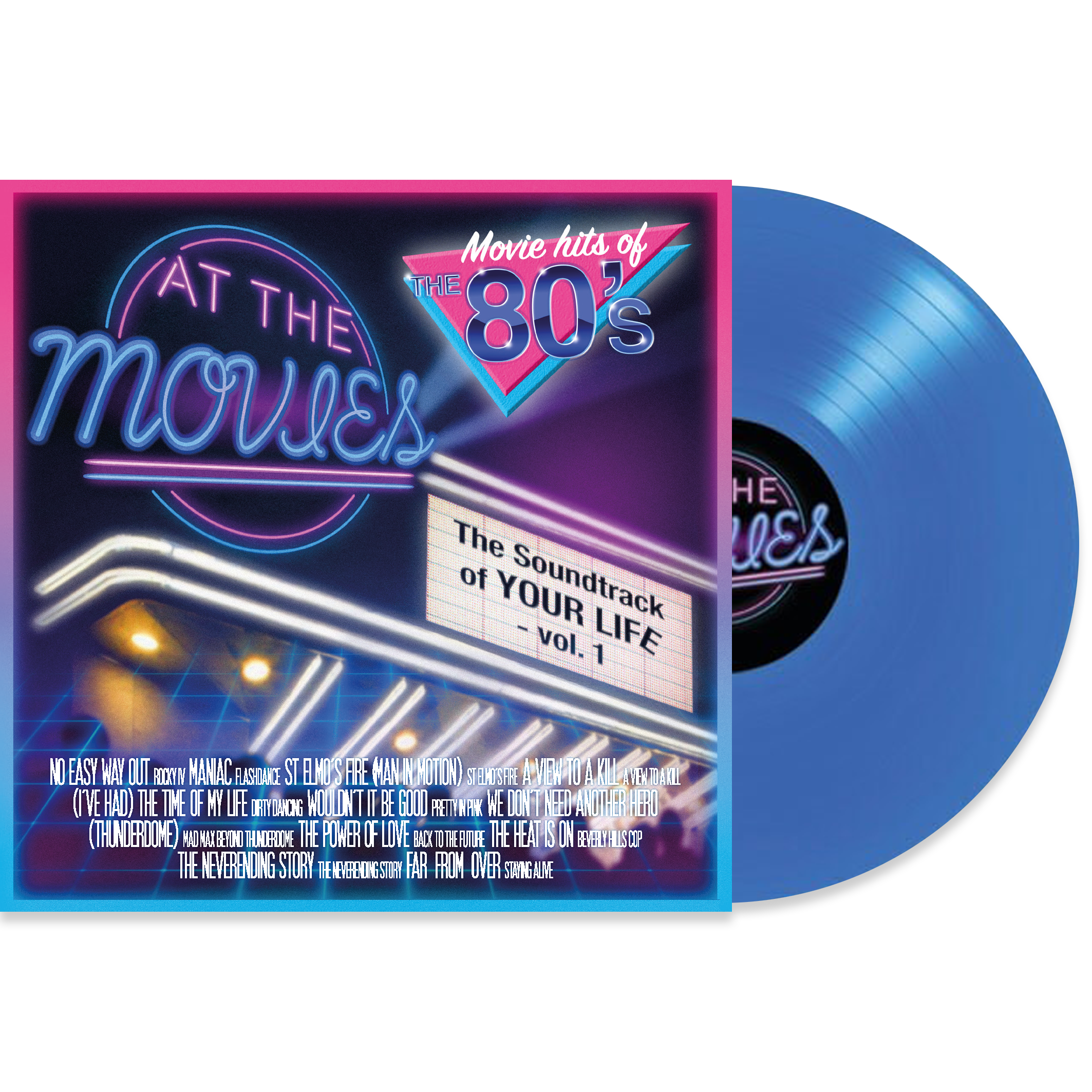 AT THE MOVIES - T-SHIRT & VINYL BUNDLE - 3