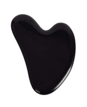 Guasha Massage Verktyg  - Hjärta -  Svart Obsidian - 2