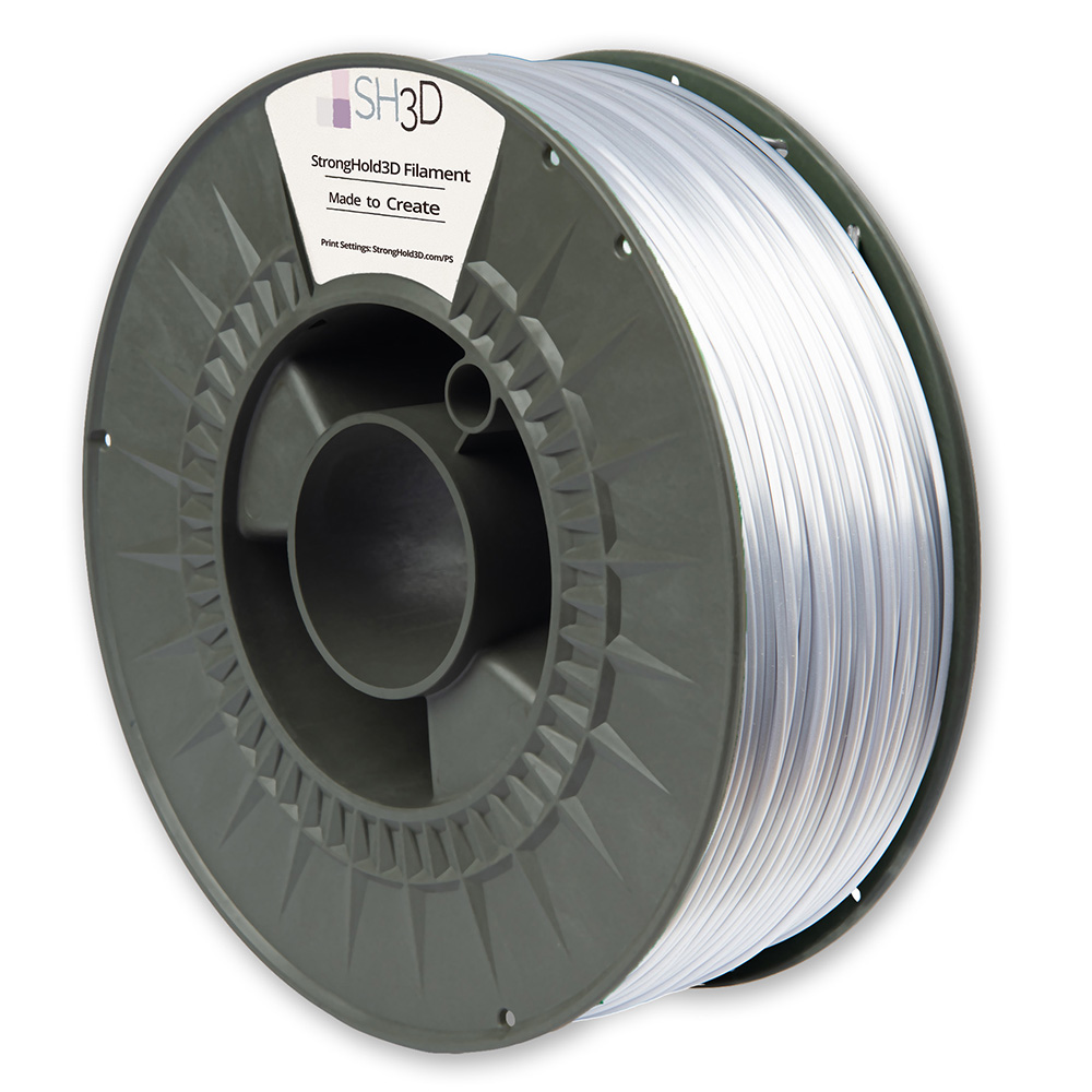 StrongHold PLA SILK filament (1.75mm, 1Kg) - Stål - 2