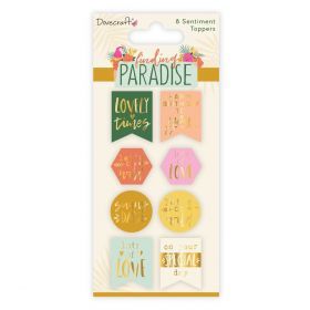 Dovecraft Sentiment Toppers  - Finding Paradise 8 st