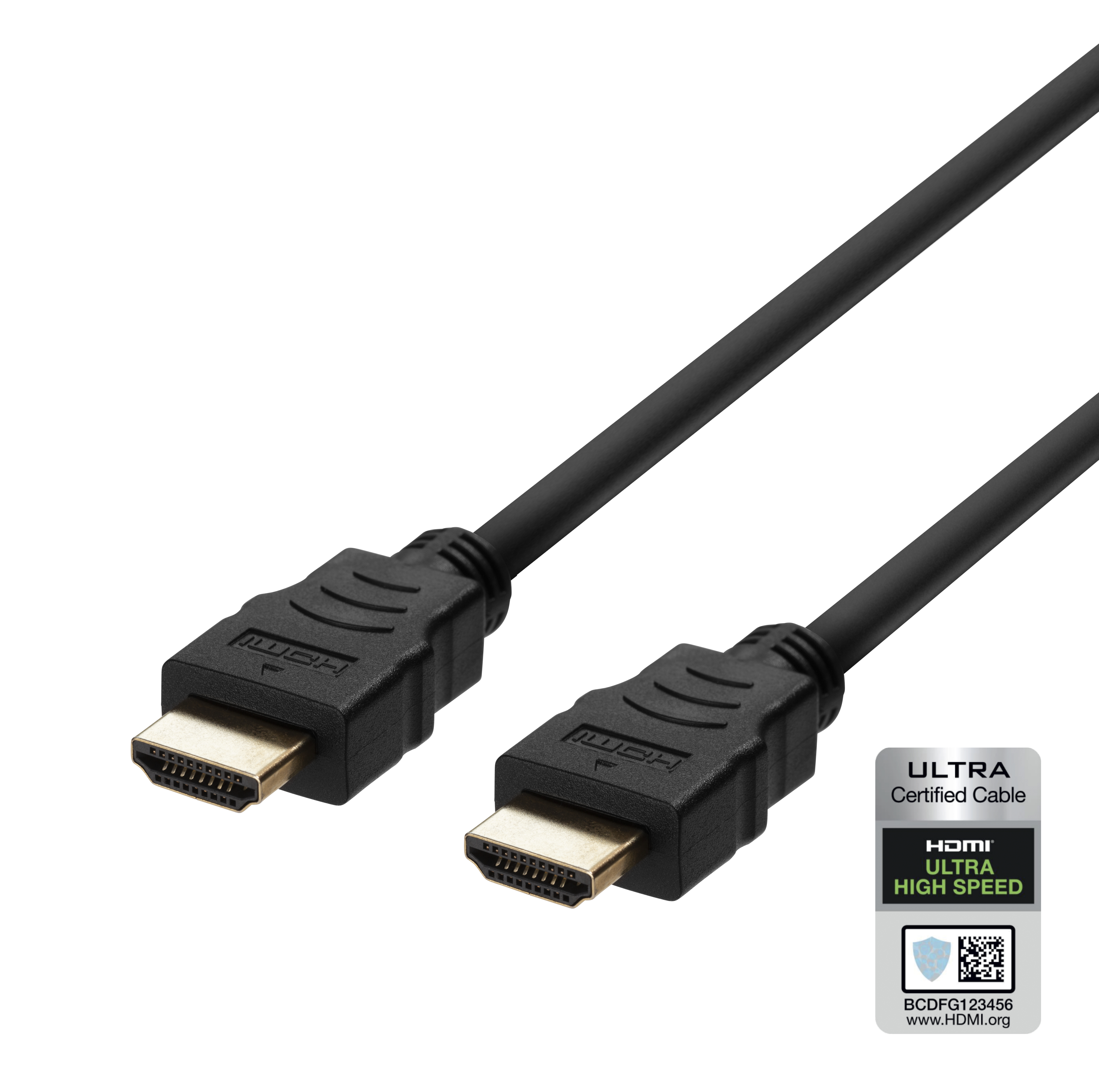 Deltaco Ultra High Speed HDMI-kabel, 8K@60Hz, 3m, svart - 3