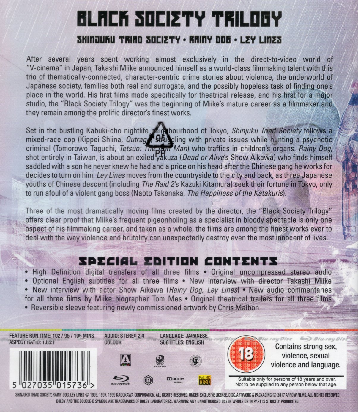 Black Society Trilogy (ej svensk text) (Blu-ray) - 2
