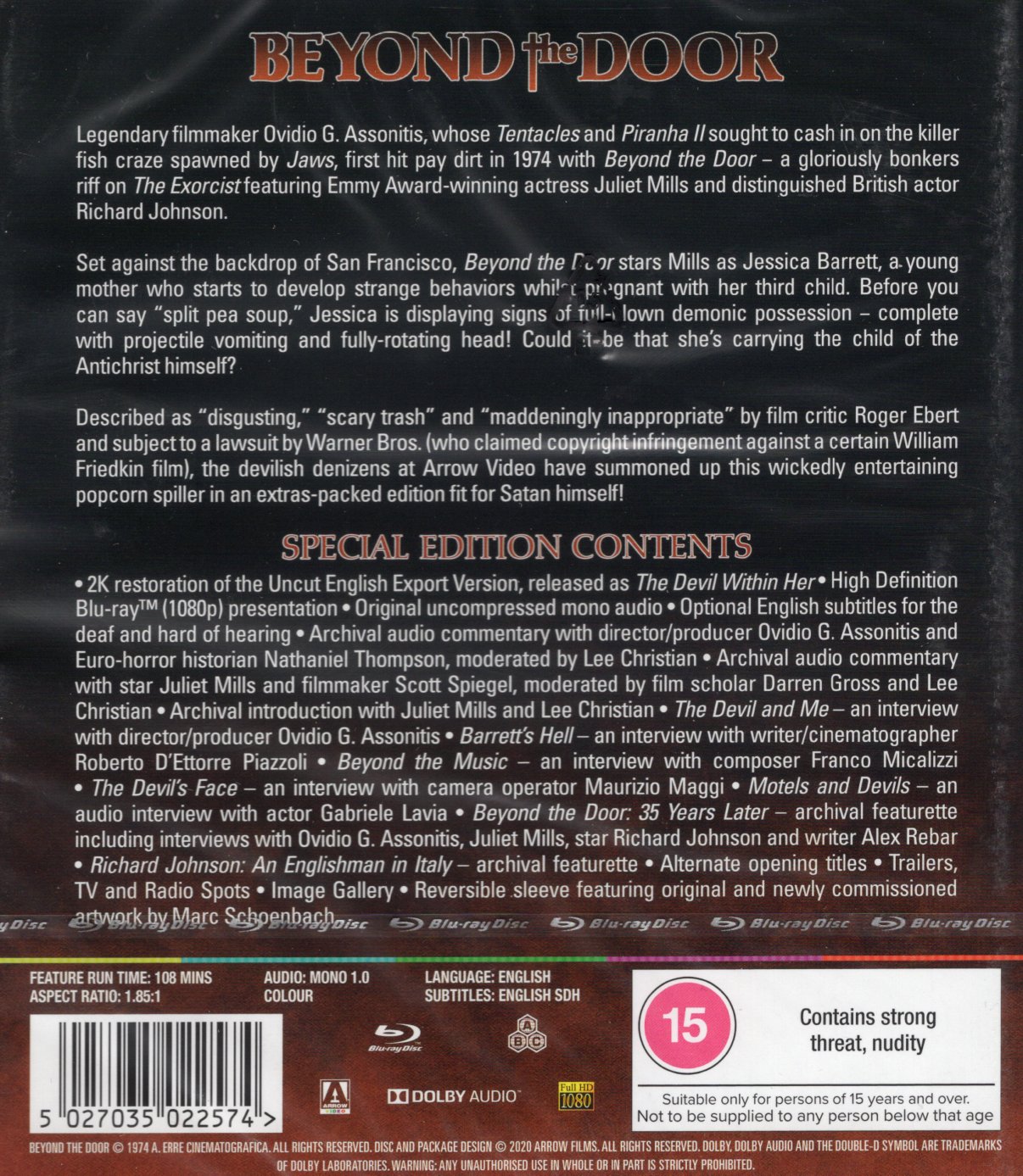Beyond the Door (ej svensk text) (Blu-ray) - 2