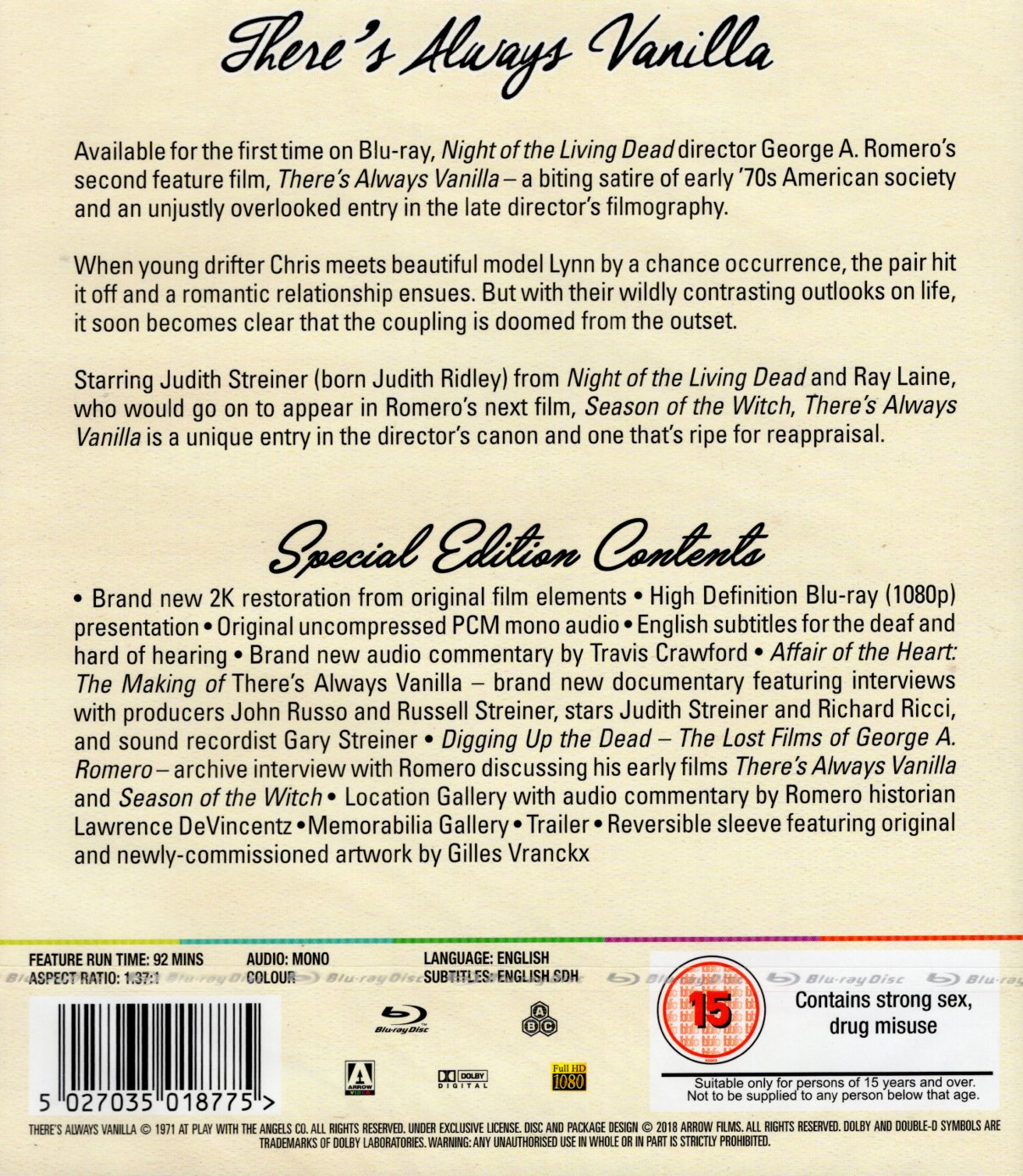 There's Always Vanilla (ej svensk text) (Blu-ray) - 2