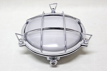 Gallerlampa rund krom 19 cm