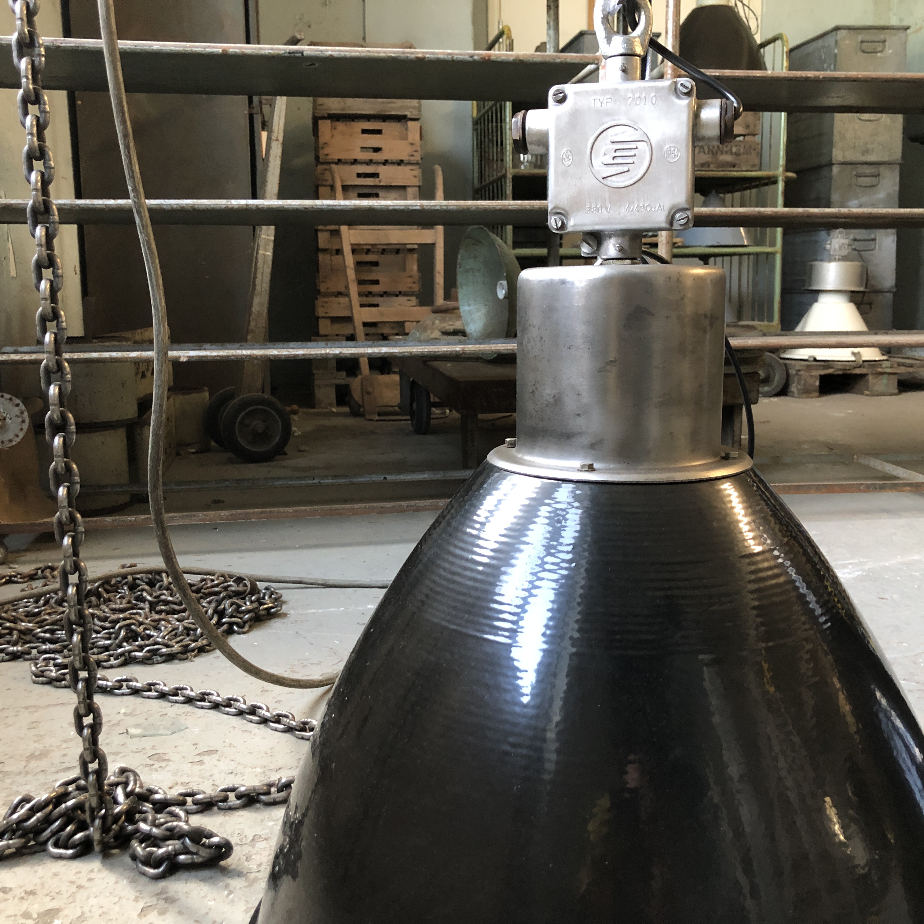 Industrial Café Lighting  - Sandblastered - 2