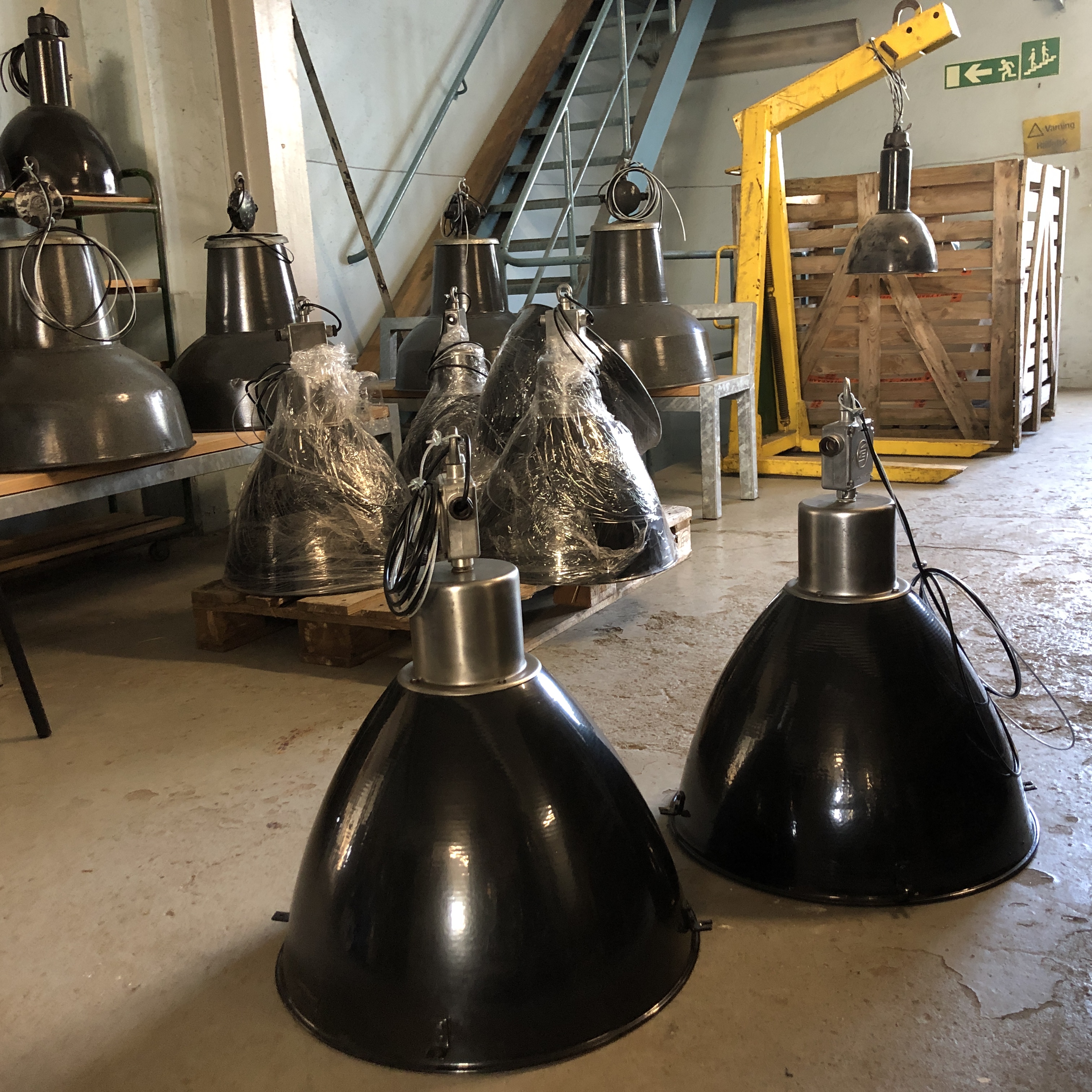Industrial Café Lighting  - Sandblastered - 3