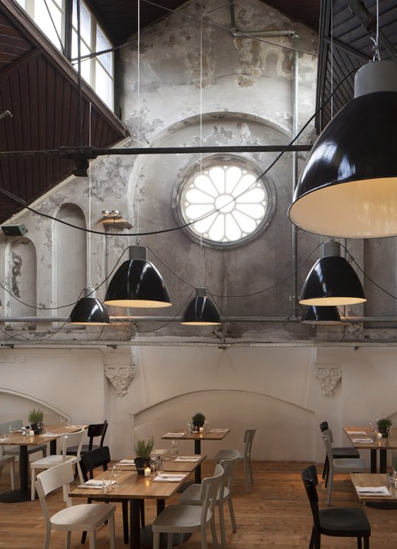 Industrial Café Lighting  - Sandblastered - 7
