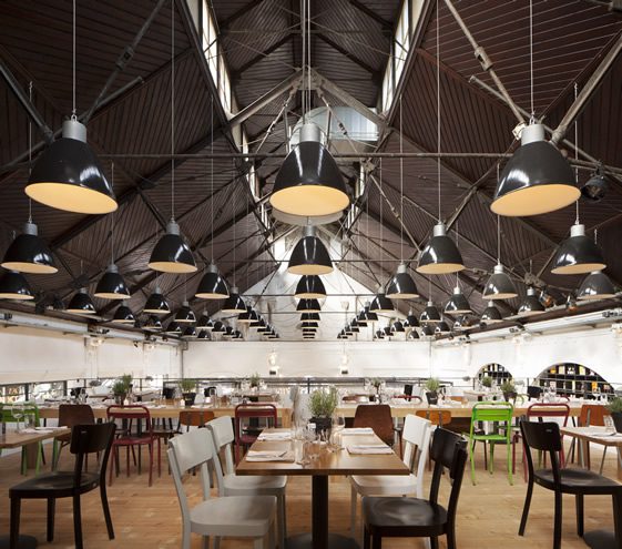 Industrial Café Lighting  - Sandblastered - 6