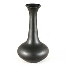 Ingrid Atterberg (Sintergods 1957) Black Vase with Swelling Base 11 cm