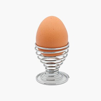 Äggkopp i form av metallspiral