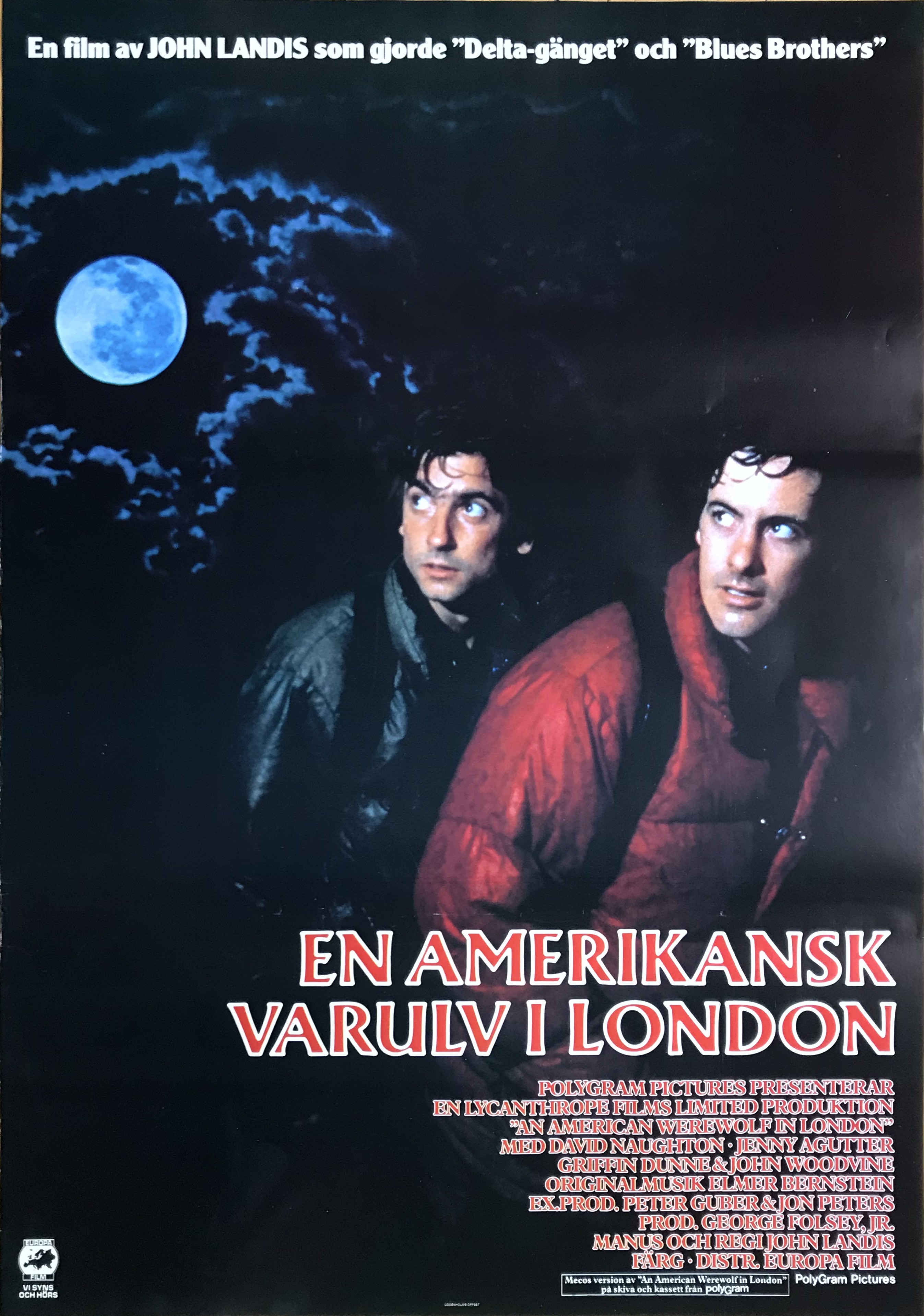 EN AMERIKANSK VARULV I LONDON (1981)