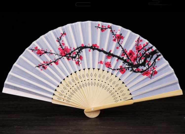 Fan Silk - Cherry Blossoms - 2