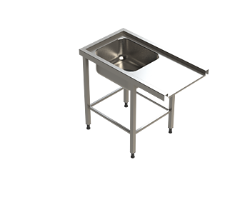 Molins Inmatningsbänk med DE-52 600mm djup