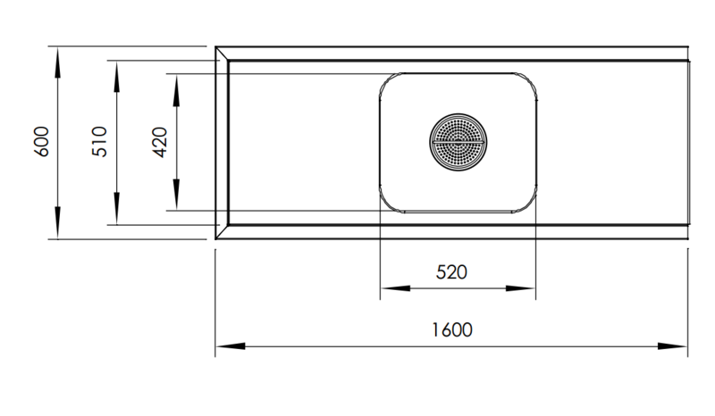 Molins Inmatningsbänk med DE-52 600mm djup - 5