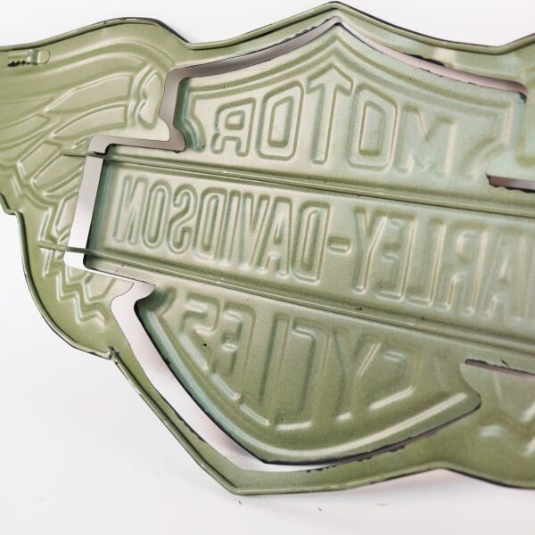 Retro-Metallschild Harley Davidson Motorcycles 3D. - 3