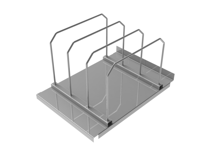 Skärbrädeställ dim 200x562x290mm