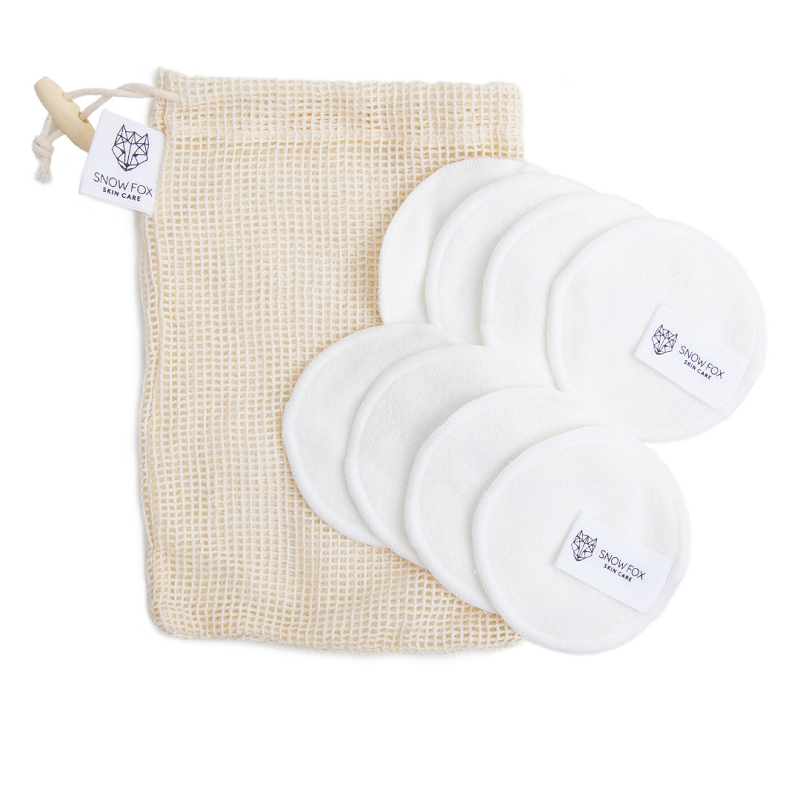 Snow Fox Bamboo Pads	Återanvändbara makeup pads