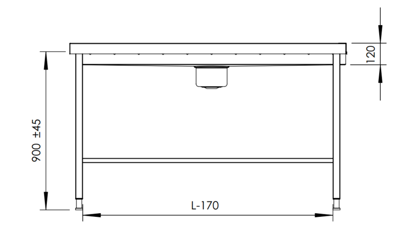 Molins Disksorteringsbänk med rullbana 1100mm djup - 3