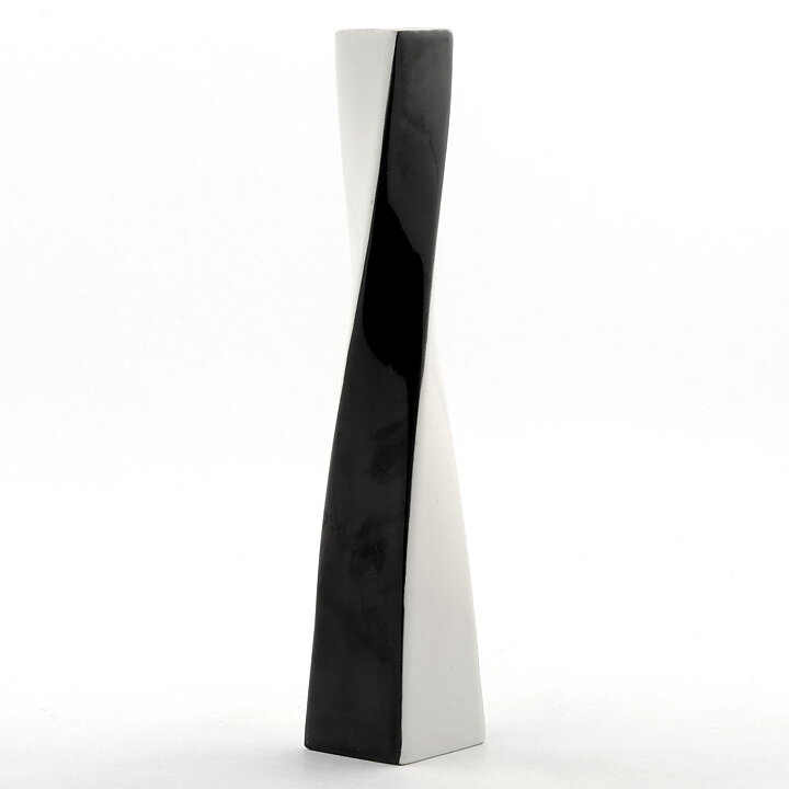 Arthur Percy (1954) Modern Black/White Vase 21 cm