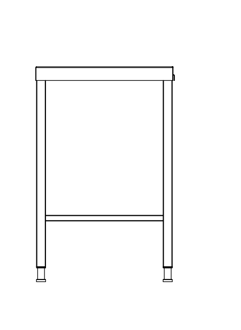 Molins Slät disksorteringsbänk 600mm djup - 4