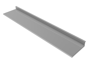 Molins Rostfri brickbana i plåt 300mm djup