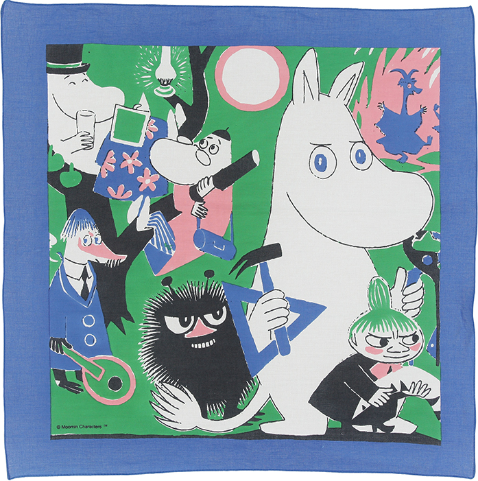Mumin Bandana - Number Three - Blå