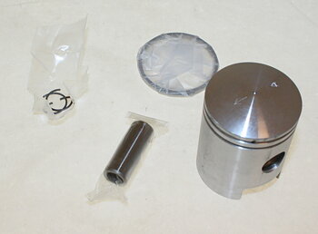 Stempel Puch 40mm/12 mm stempelbult. Passer til sylinder 16909 og 16914. 1,5 mm stempelring