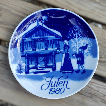 Jultallrik 1980 från Porsgrund