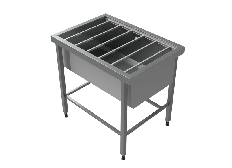 Molins Skrädbänk med hel bassäng 1000x700x900mm