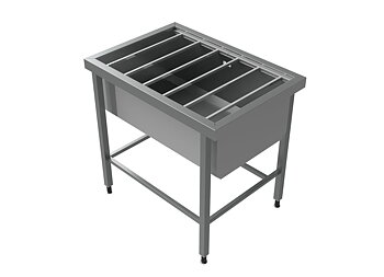 Molins Skrädbänk med hel bassäng 1000x700x900mm