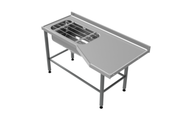 Molins Gd-Inmatningsbänk med DE-76 1600x650/x900mm