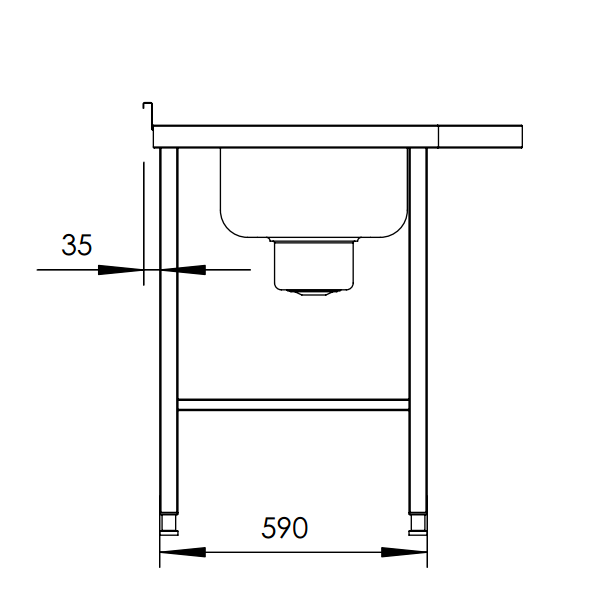 Molins Gd-Inmatningsbänk med DE-76 1600x650/x900mm - 4