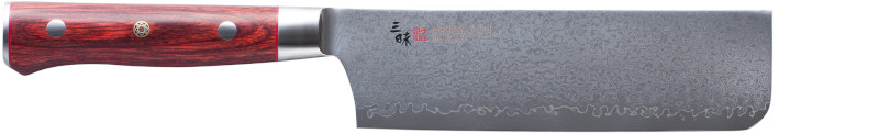 Chef knife Flame HFR Nakiri, 15,5 cm / red