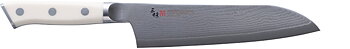Chef knife Classic HKC Santoku, 18 cm / white