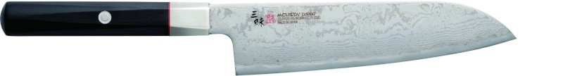 Chef knife Hybrid HZ2 Santoku, 18 cm / black