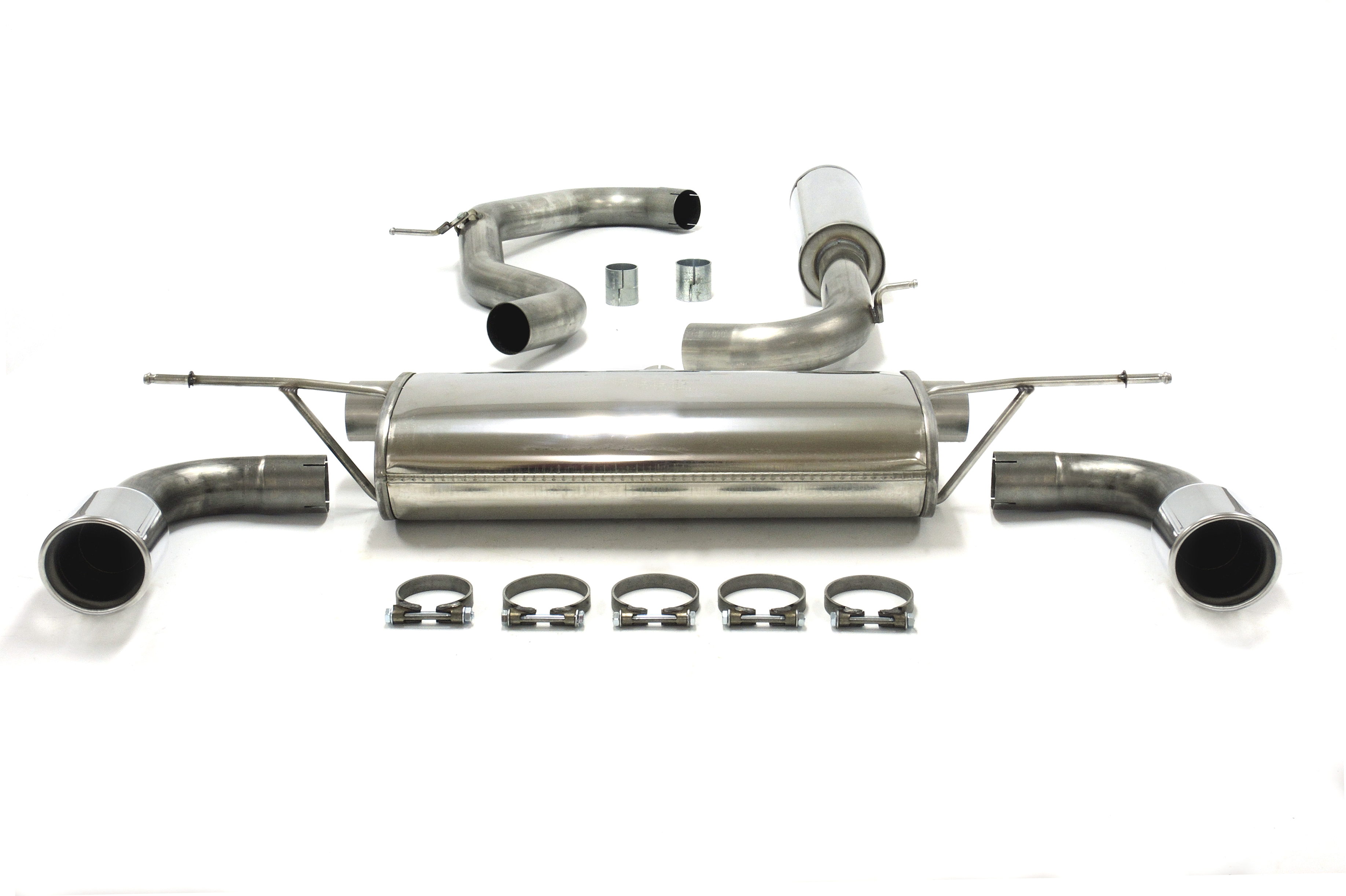 SPORTAVGASSYSTEM 3"  VW Golf 7 GTi- Duplex 1x80 mm (Multilink bakaxel)