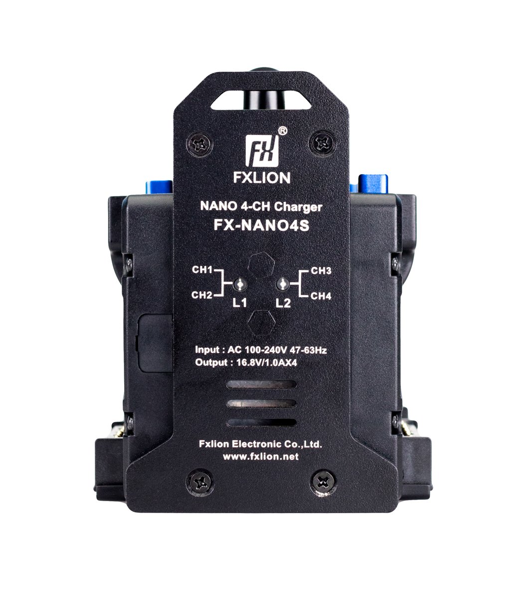 FXLION FX-NANO4S V-mount 4-Channel Charger - 2