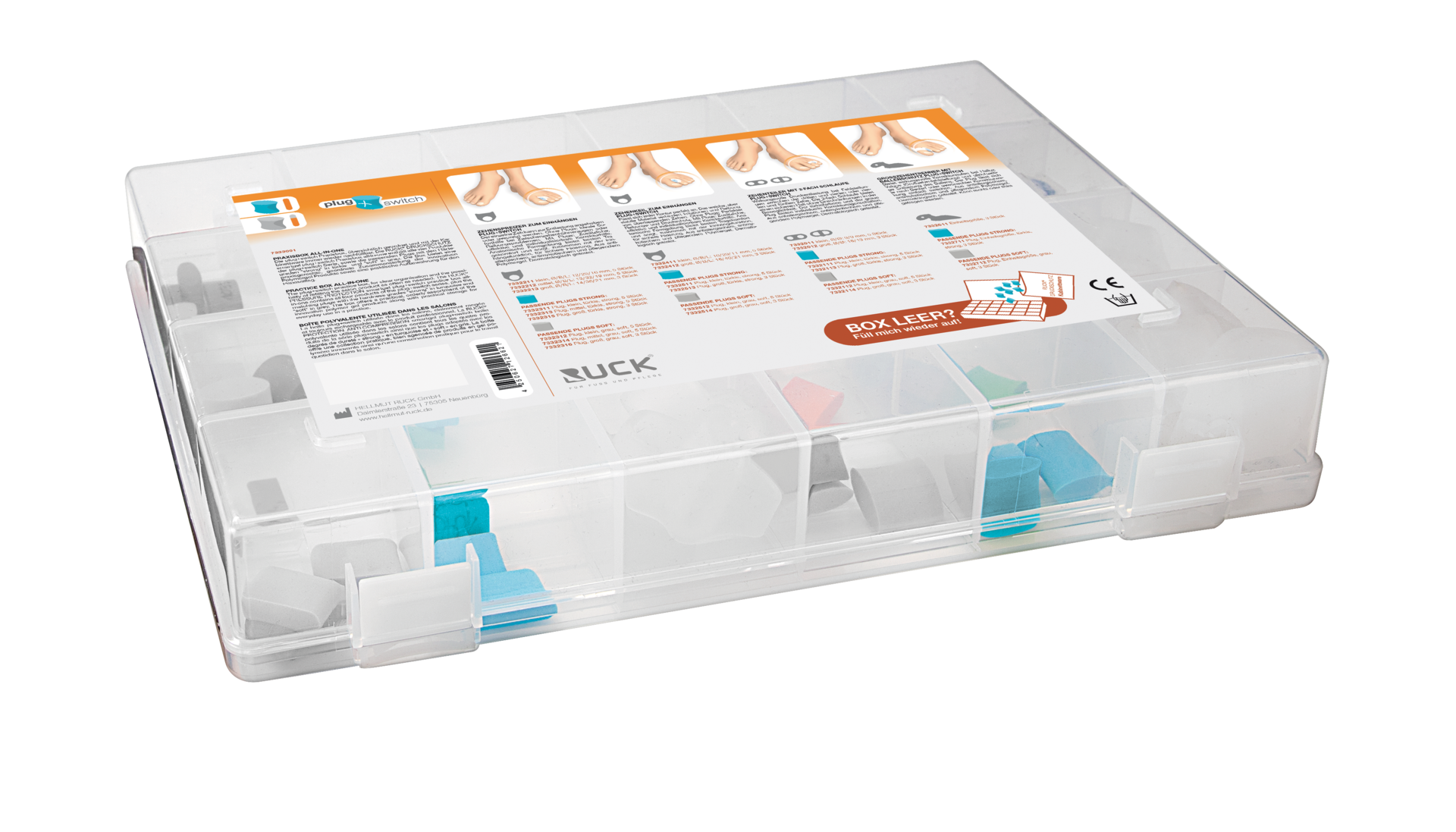 RUCK® AVLASTNING Smartgel plug+switch, testlåda - 3