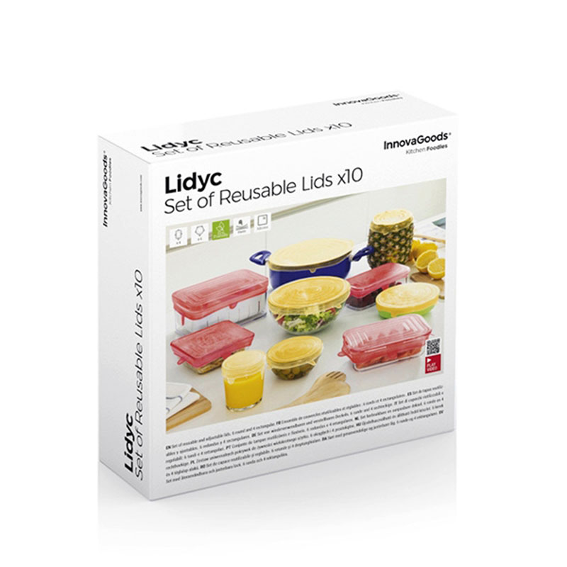 Flexibla Silikonlock för Köket 10-Pack - 13