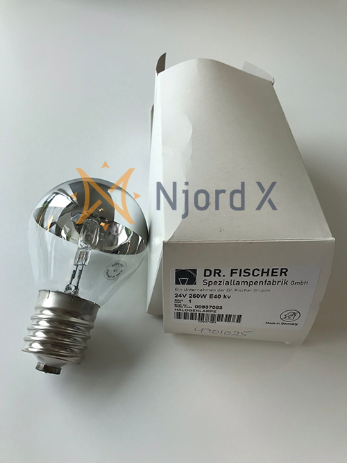 24V 250W E40 Halogen w. enveloping bulb