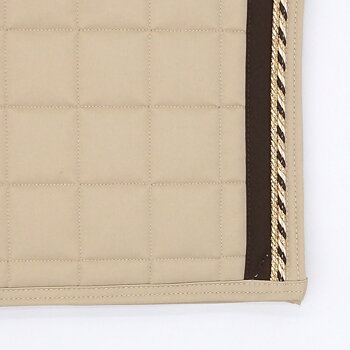 Dressyrschabrak Sand D6, brun/guld