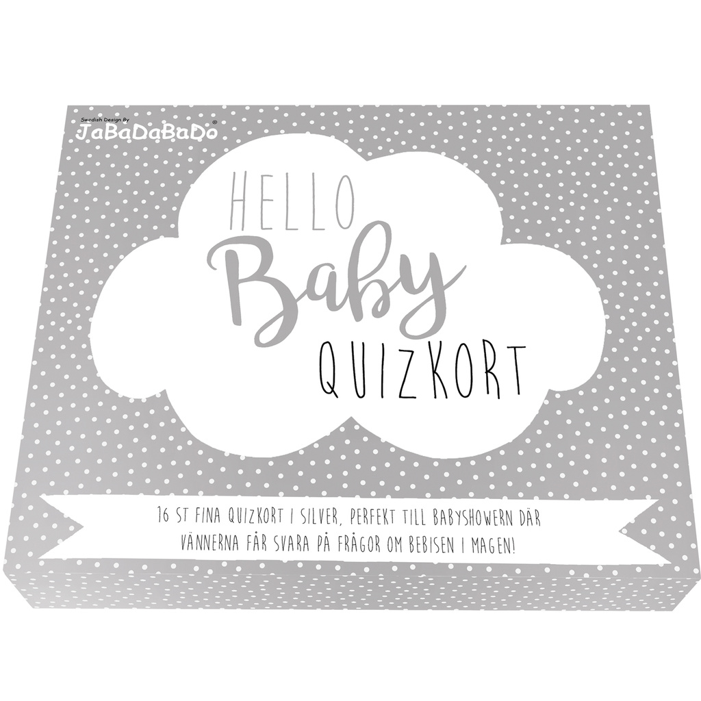 JABADABADO Quizkort hello baby