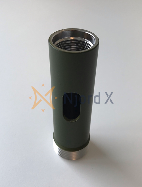 Adapter Tube – Stainless Steel painted Green - 2