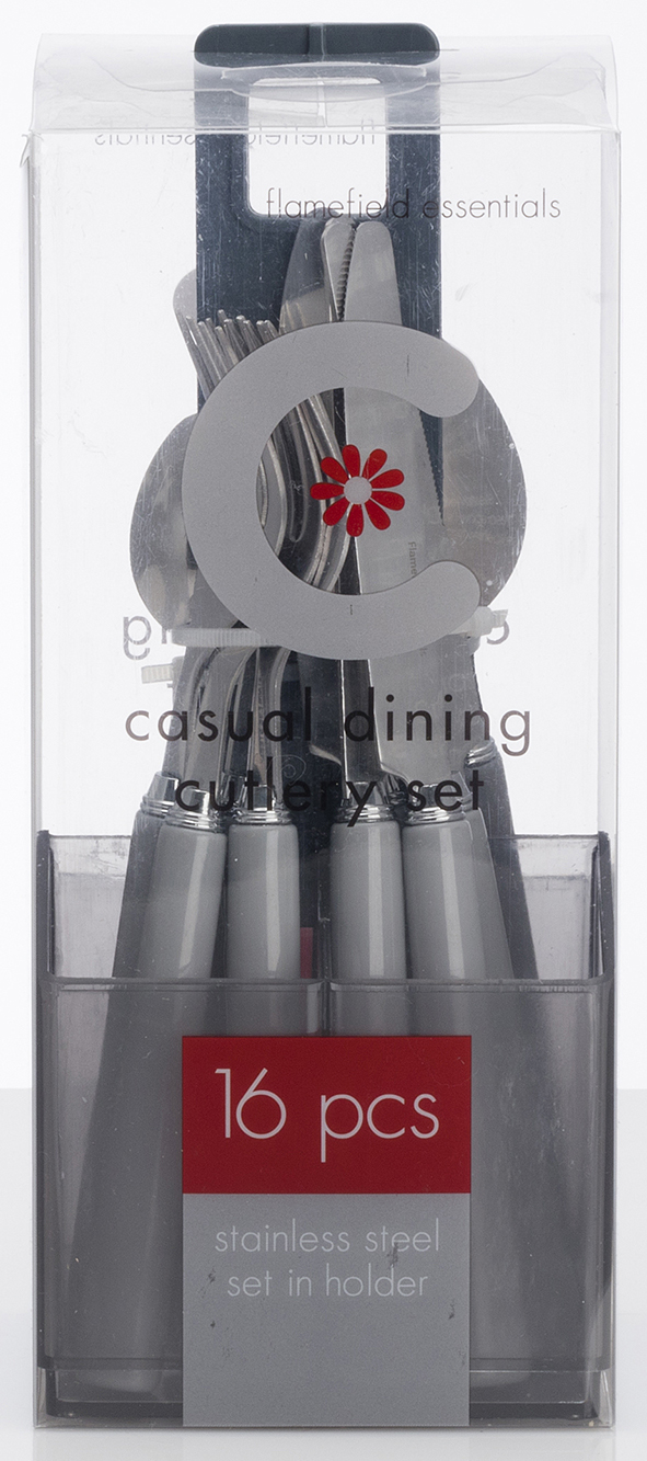 Bestickset  16 delar , Grå