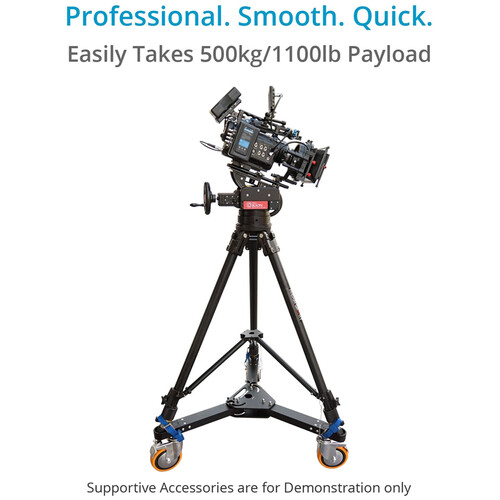 Proaim Anchor Heavy-Duty Studio Camera Tripod Dolly - 2