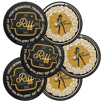 DREGEN - COASTERS, RIFF (6-PACK)