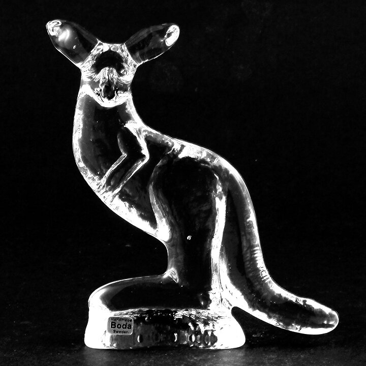 Bertil Vallien (Boda Zoo 1975) Kindhearted Kangaroo 12 cm